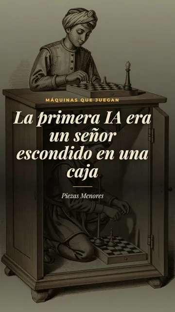 Portada de la pieza 2: La primera IA era un señor escondido en una caja | El Turco (1770)