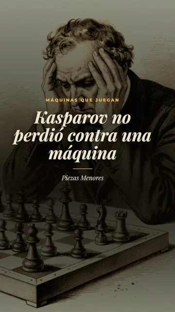 Portada de la pieza 5: Kasparov no perdió contra una máquina. Perdió contra su propia cabeza.