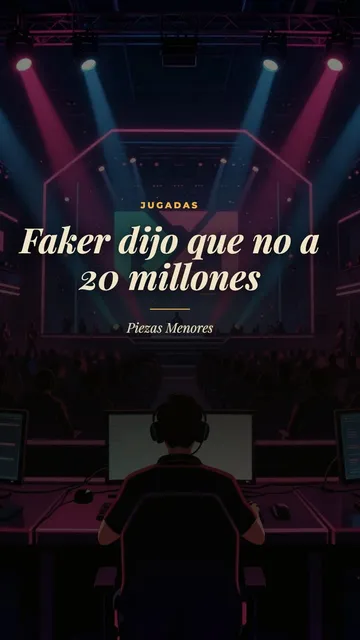 Portada de la pieza 16: Faker: le ofrecieron 20 MILLONES por año y dijo que NO